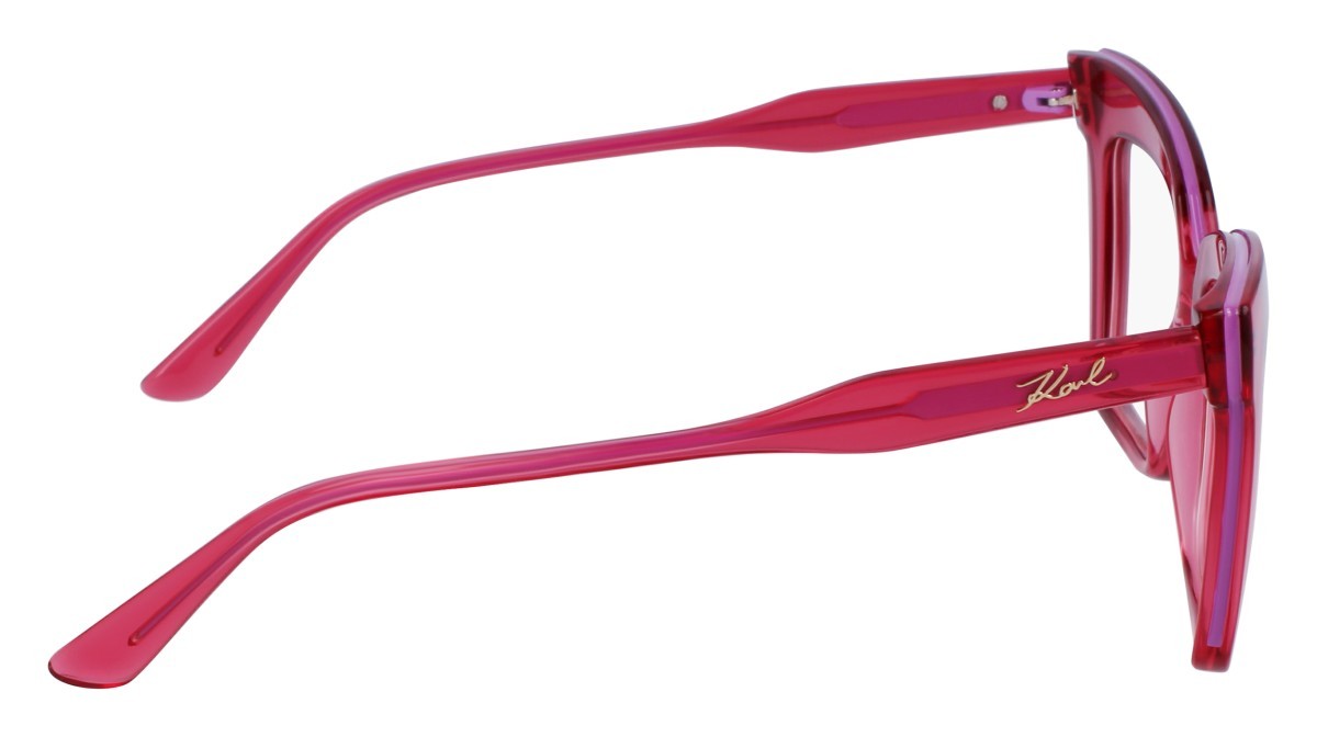 Occhiali da vista Karl Lagerfeld KL6136 (612) colore cherry forma rettangolare 