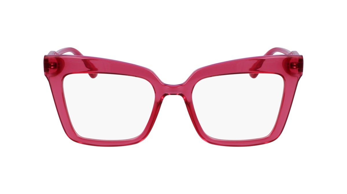 Occhiali da vista Karl Lagerfeld KL6136 (612) colore cherry forma rettangolare 