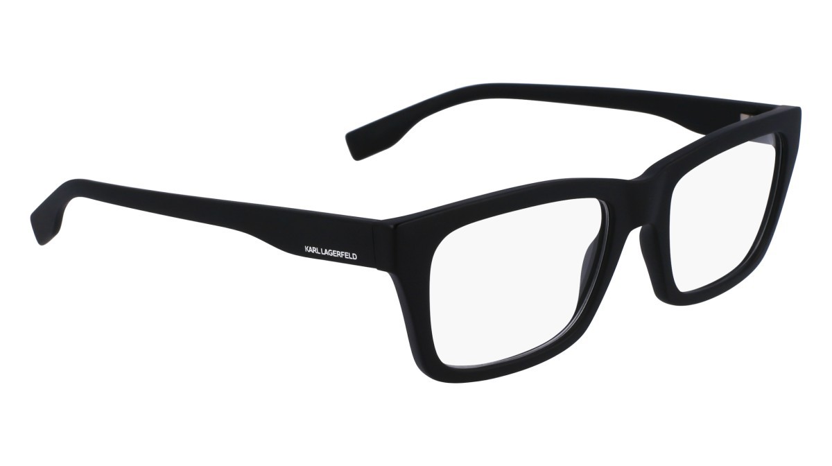Brillen Karl Lagerfeld KL6138 (002) farbe matte black form rechteckig 