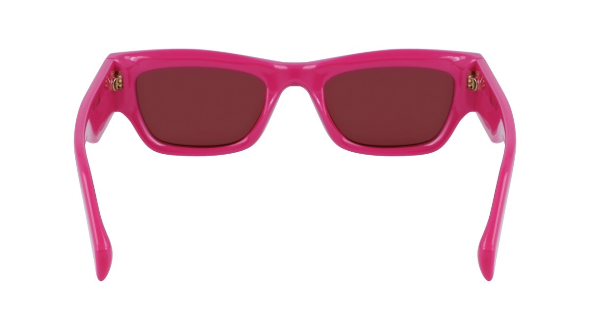 Sonnenbrillen Karl Lagerfeld KL6141S (525) farbe fuchsia form rechteckig gläser solid purple