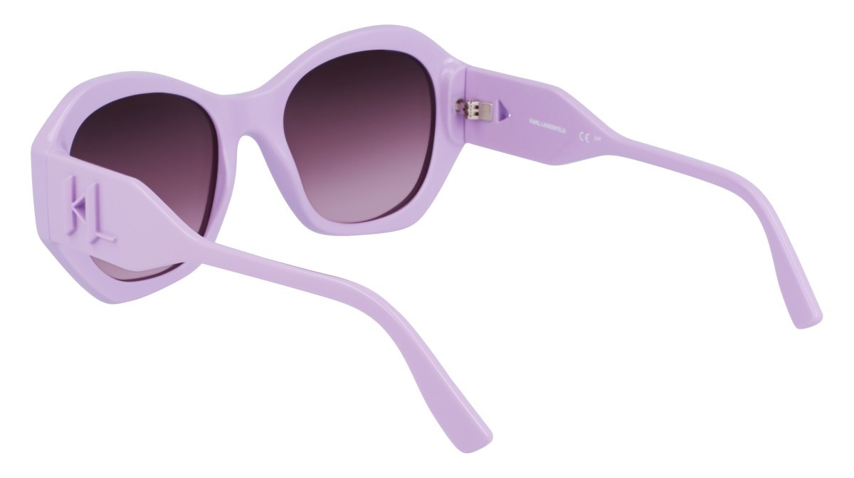 Occhiali da sole Karl Lagerfeld KL6146S (516) colore lilac forma rettangolare lenti gradient violet