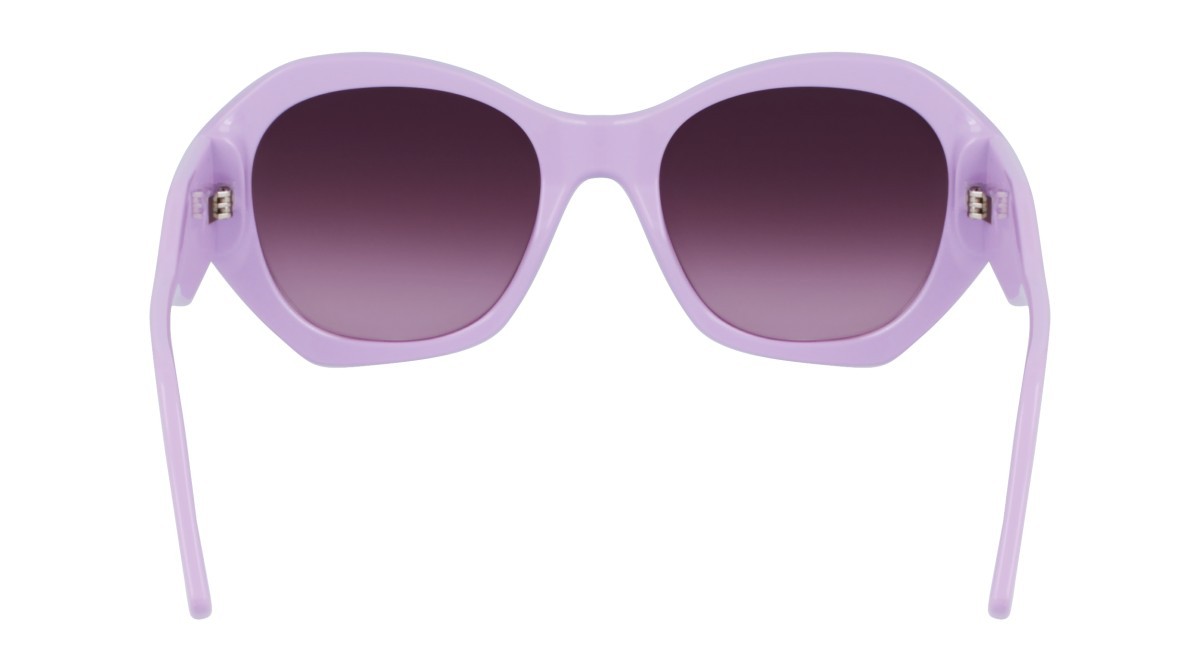 Occhiali da sole Karl Lagerfeld KL6146S (516) colore lilac forma rettangolare lenti gradient violet