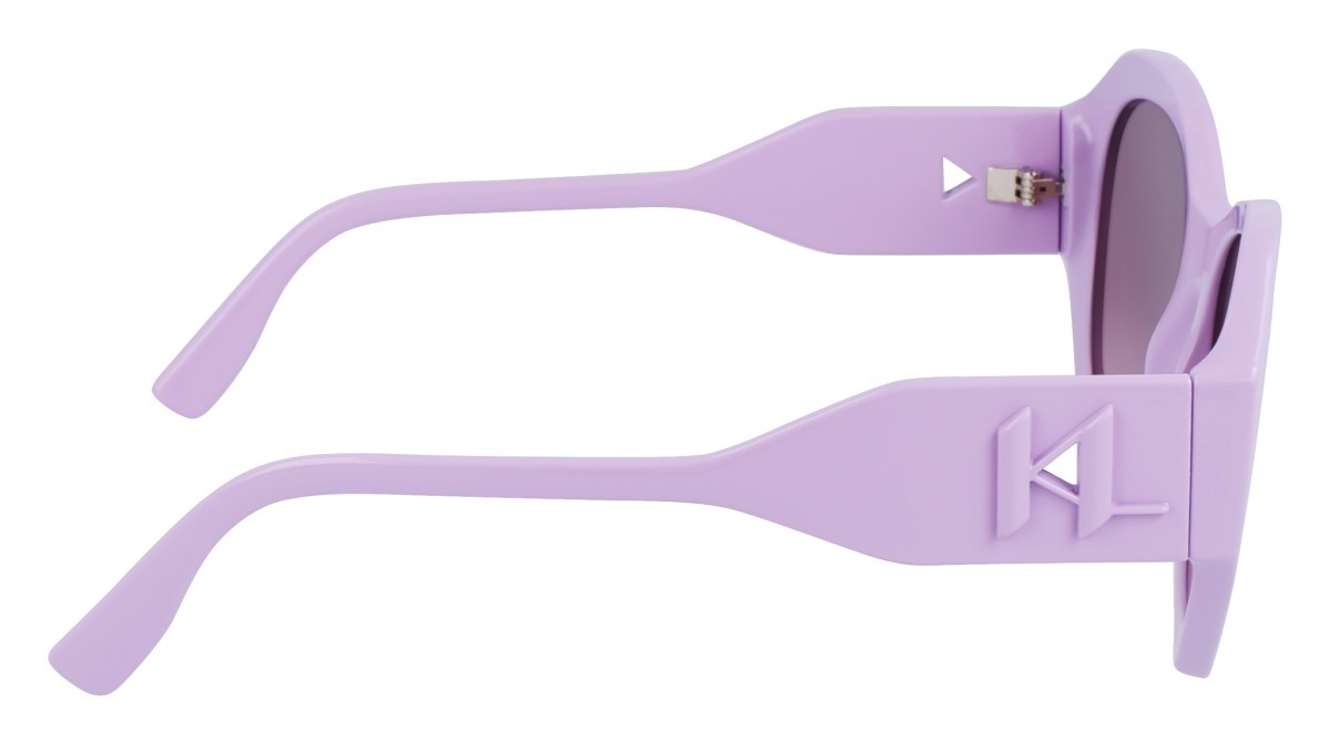 Occhiali da sole Karl Lagerfeld KL6146S (516) colore lilac forma rettangolare lenti gradient violet