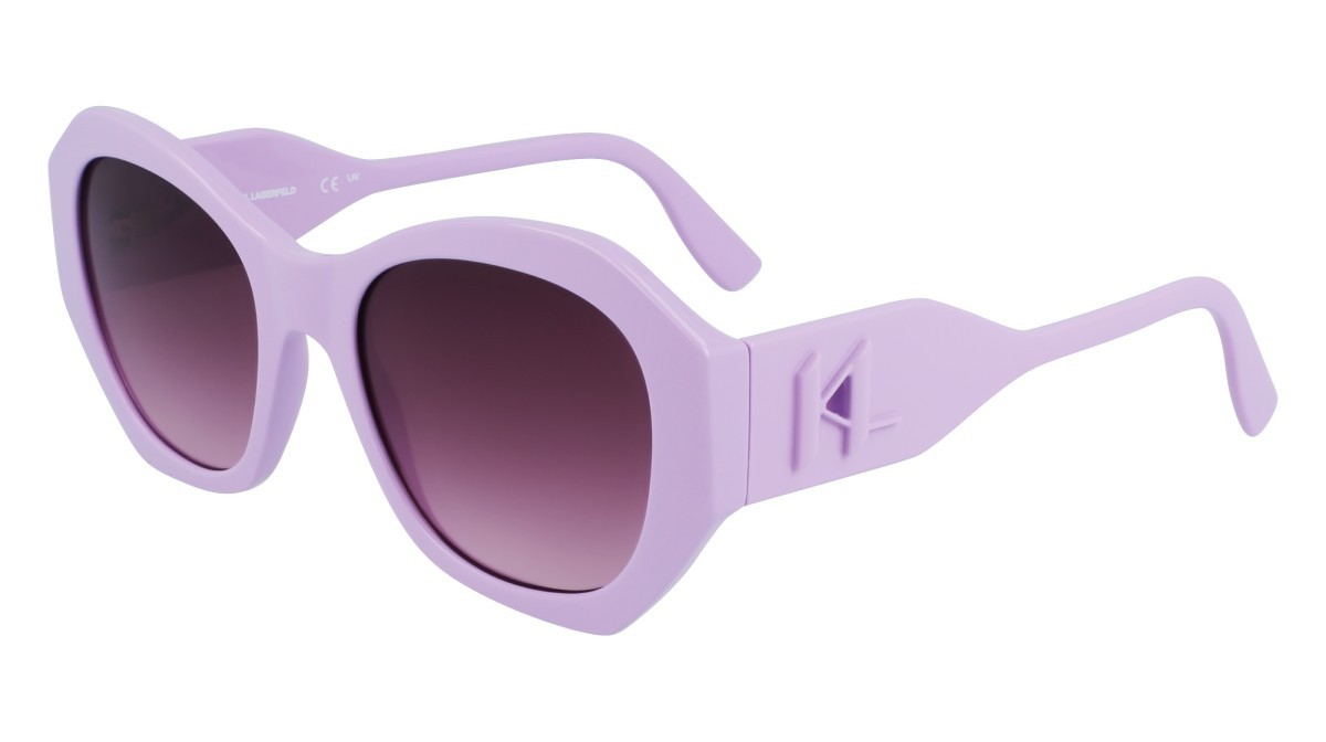 Occhiali da sole Karl Lagerfeld KL6146S (516) colore lilac forma rettangolare lenti gradient violet
