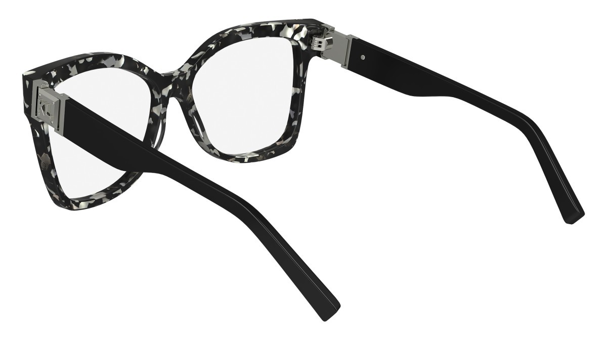 Occhiali da vista Karl Lagerfeld KL6149 (016) colore marble black forma rettangolare 