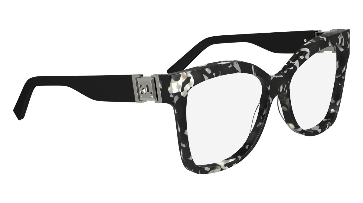 Occhiali da vista Karl Lagerfeld KL6149 (016) colore marble black forma rettangolare 
