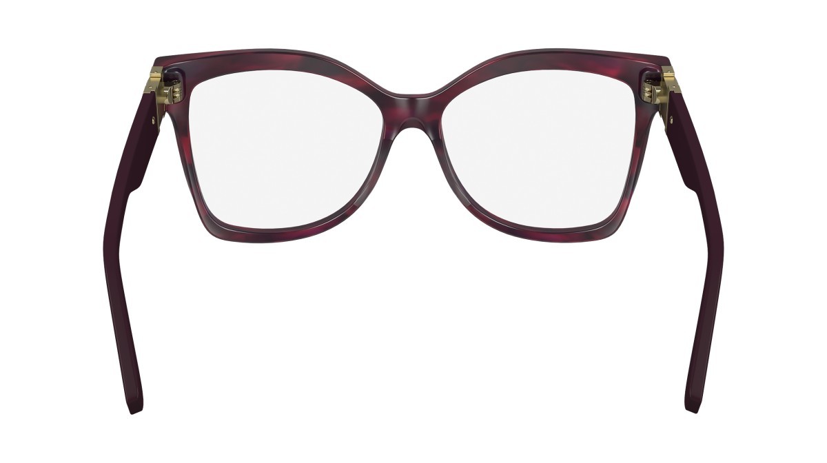 Occhiali da vista Karl Lagerfeld KL6149 (512) colore striped wine/purple forma rettangolare 