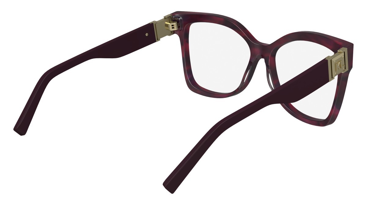 Occhiali da vista Karl Lagerfeld KL6149 (512) colore striped wine/purple forma rettangolare 