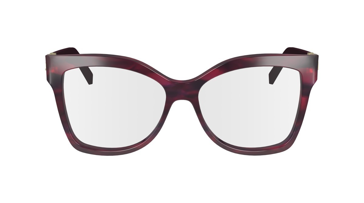 Occhiali da vista Karl Lagerfeld KL6149 (512) colore striped wine/purple forma rettangolare 