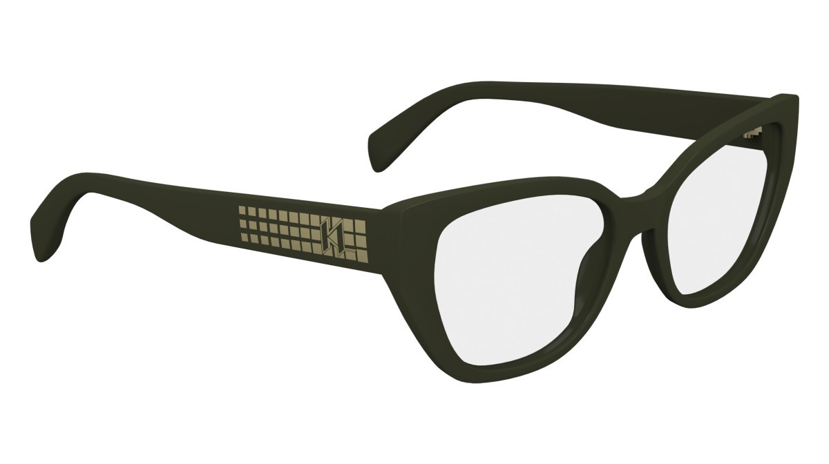 Brillen Karl Lagerfeld KL6151 (275) farbe khaki form pantos 