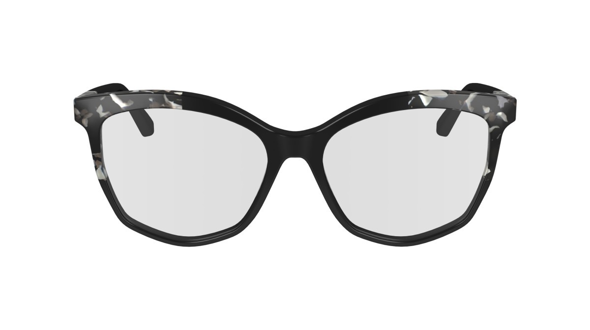 Eyeglasses Karl Lagerfeld KL6154 (013) color black/marble black shape rectangle 