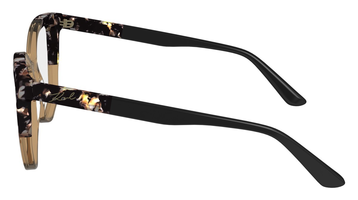 Occhiali da vista Karl Lagerfeld KL6154 (245) colore brown/marble brown forma rettangolare 