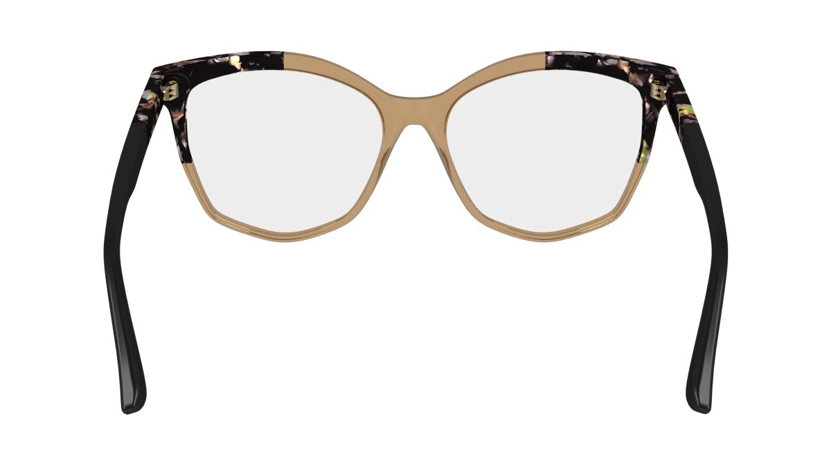 Occhiali da vista Karl Lagerfeld KL6154 (245) colore brown/marble brown forma rettangolare 
