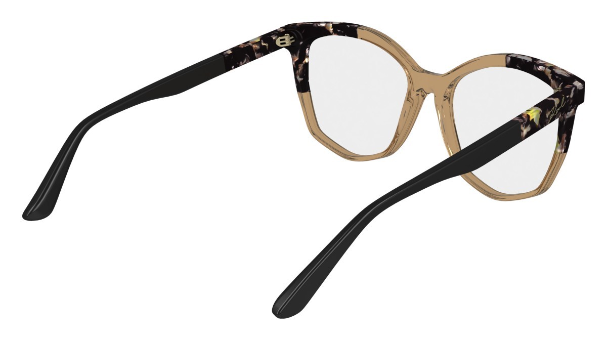 Occhiali da vista Karl Lagerfeld KL6154 (245) colore brown/marble brown forma rettangolare 