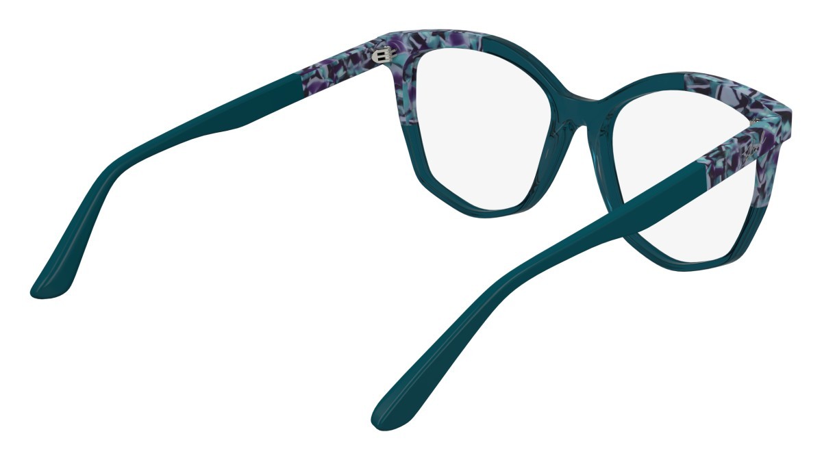 Occhiali da vista Karl Lagerfeld KL6154 (434) colore blue/marble blue forma rettangolare 