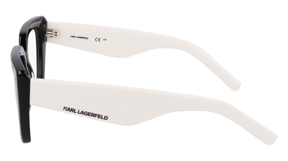 Occhiali da vista Karl Lagerfeld KL6159 (006) colore black/white forma rettangolare 