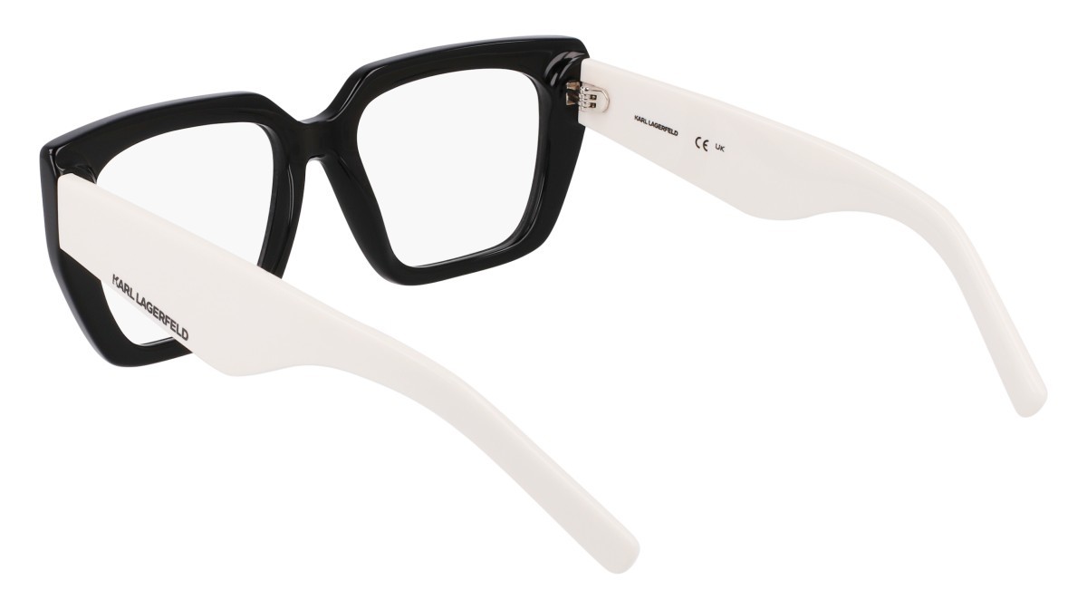 Occhiali da vista Karl Lagerfeld KL6159 (006) colore black/white forma rettangolare 