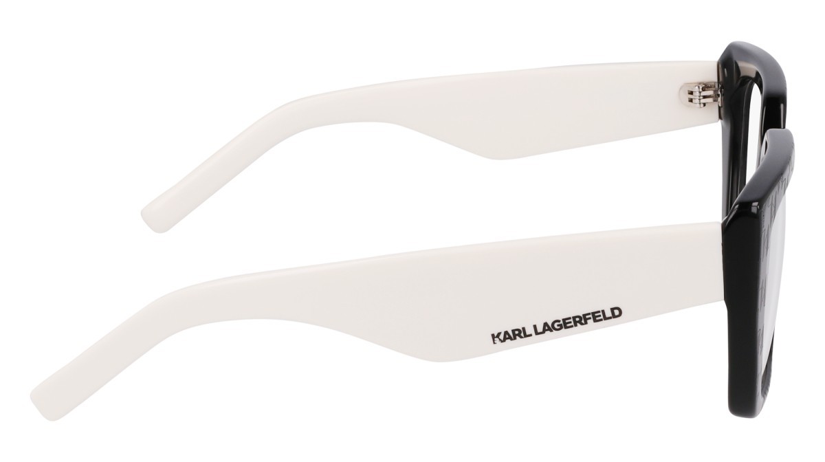 Occhiali da vista Karl Lagerfeld KL6159 (006) colore black/white forma rettangolare 