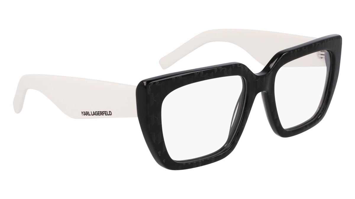 Occhiali da vista Karl Lagerfeld KL6159 (006) colore black/white forma rettangolare 