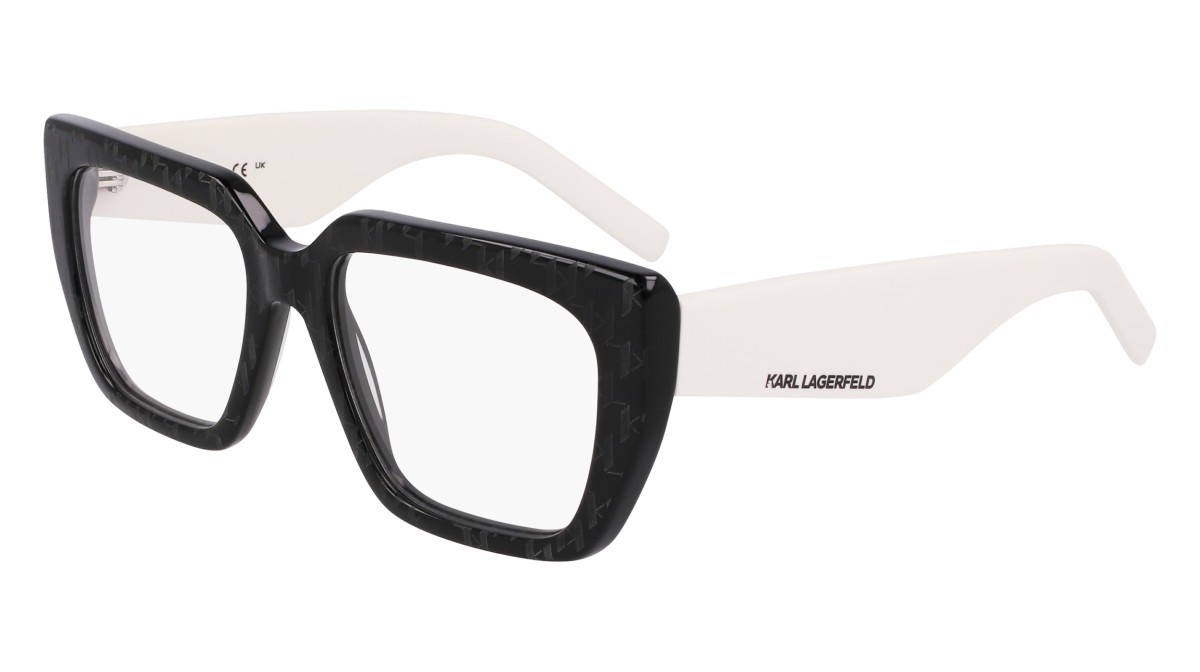 Occhiali da vista Karl Lagerfeld KL6159 (006) colore black/white forma rettangolare 