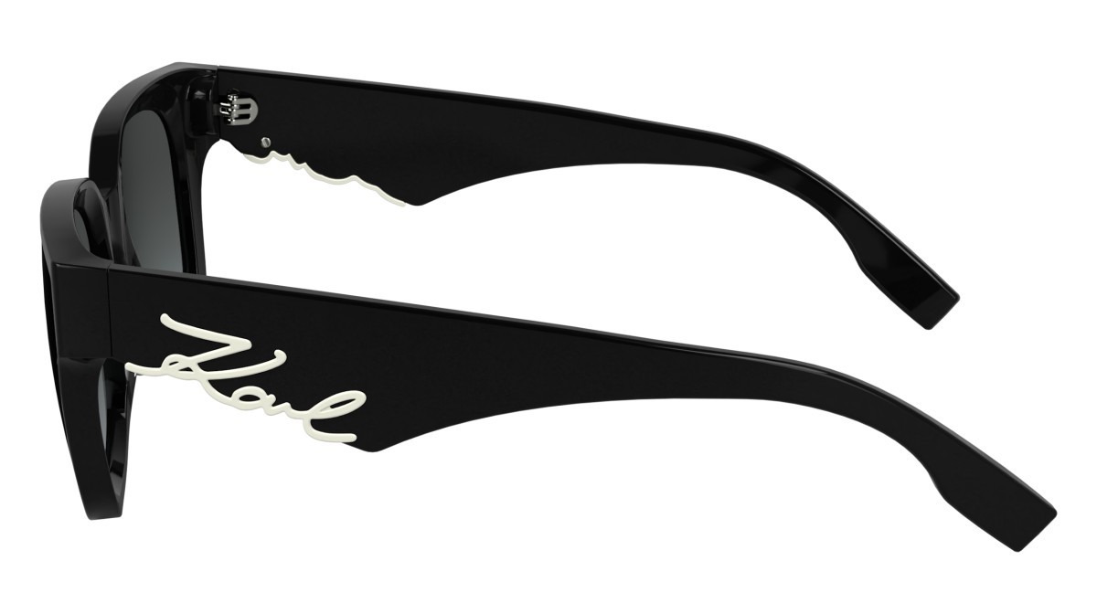 Sonnenbrillen Karl Lagerfeld KL6161S (001) farbe black form rechteckig gläser gradient grey