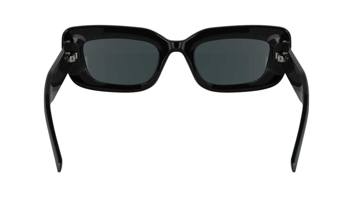 Occhiali da sole Karl Lagerfeld KL6164S (021) colore mirror dark silver forma rettangolare lenti solid grey