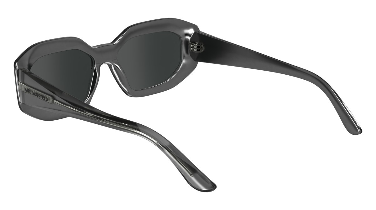 Sonnenbrillen Karl Lagerfeld KL6167S (020) farbe grey form rechteckig gläser solid smoke