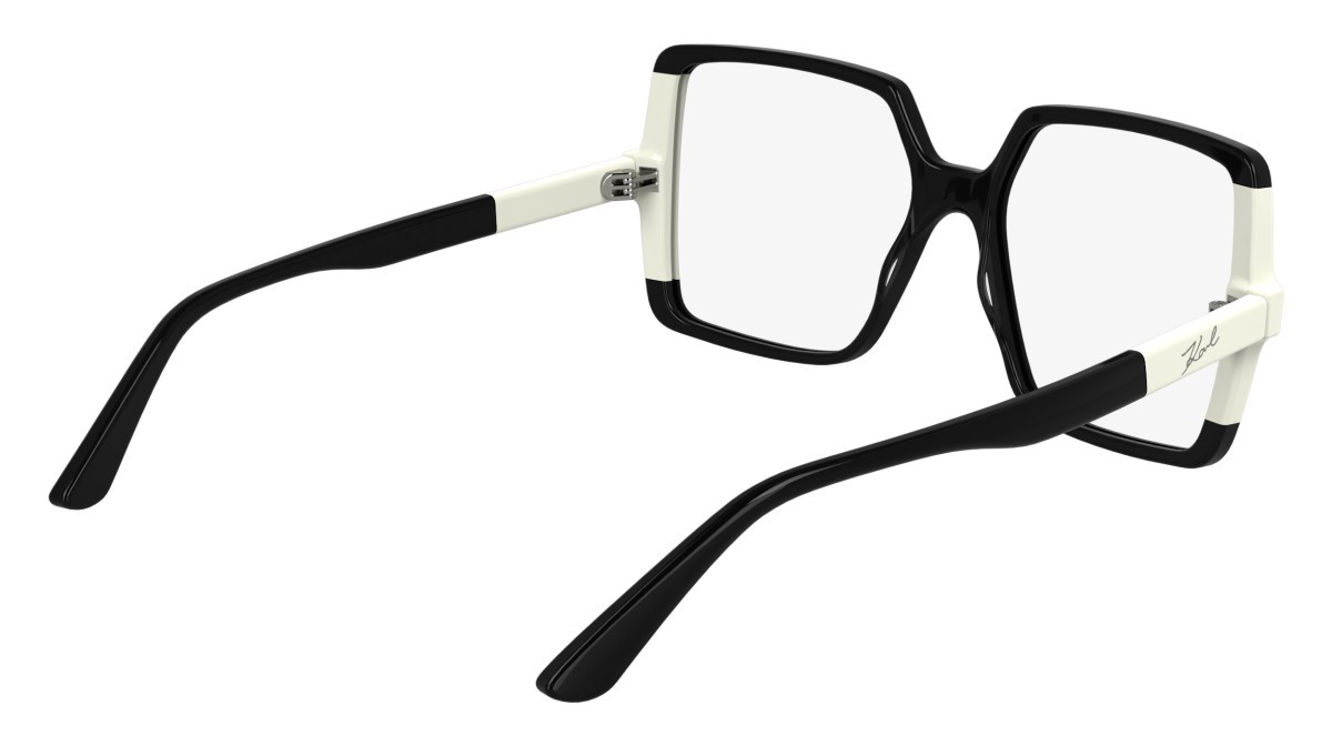 Occhiali da vista Karl Lagerfeld KL6169 (006) colore black/white forma quadrato lenti color 1
