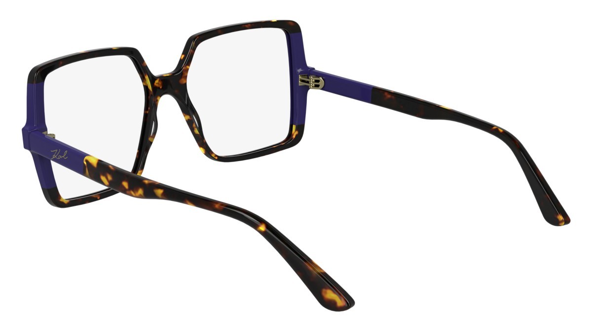 Occhiali da vista Karl Lagerfeld KL6169 (232) colore tokyo tortoise/violet forma quadrato lenti color 4