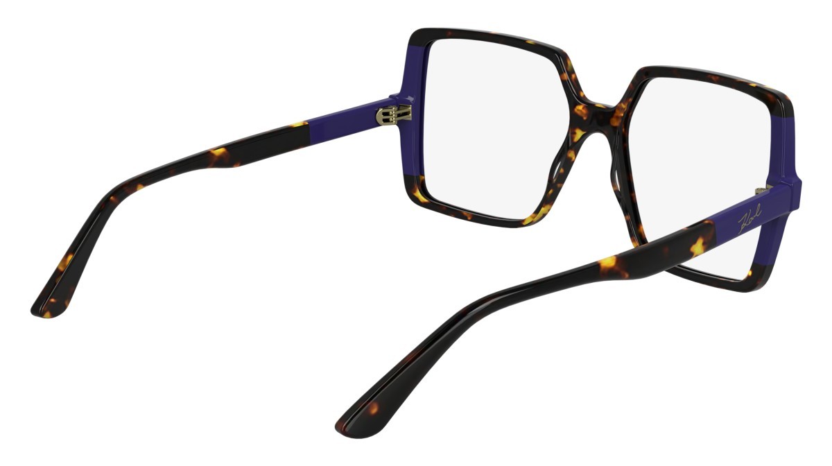 Occhiali da vista Karl Lagerfeld KL6169 (232) colore tokyo tortoise/violet forma quadrato lenti color 4
