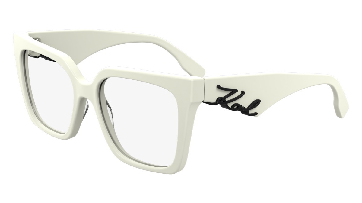 Occhiali da vista Karl Lagerfeld KL6170 (105) colore white forma quadrato lenti color 2