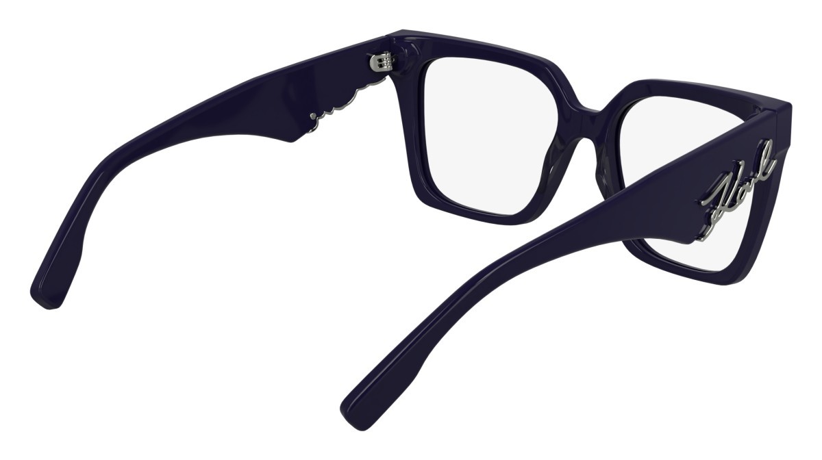Occhiali da vista Karl Lagerfeld KL6170 (541) colore violet forma quadrato lenti color 5