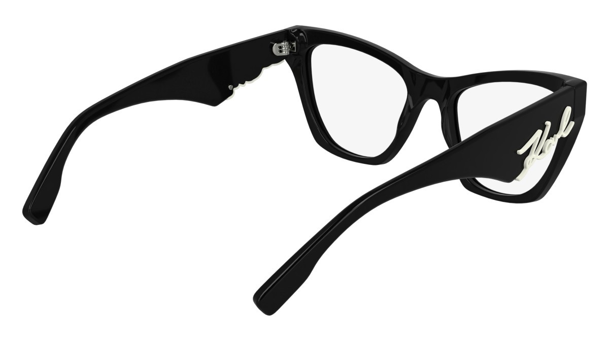 Occhiali da vista Karl Lagerfeld KL6171 (001) colore black forma cat eye lenti color 1