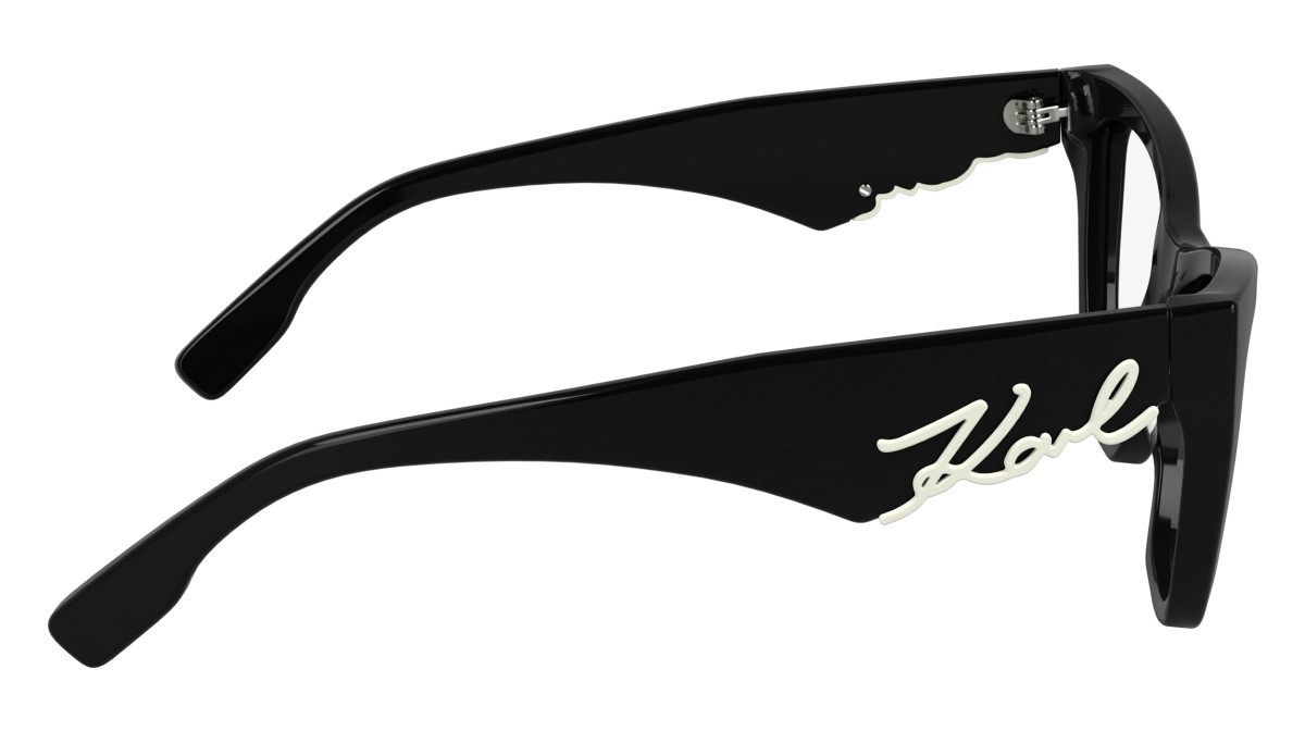 Occhiali da vista Karl Lagerfeld KL6171 (001) colore black forma cat eye lenti color 1