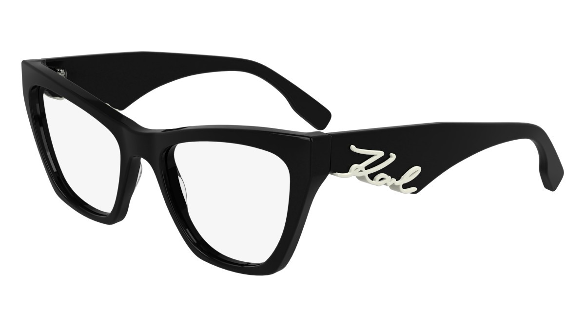 Occhiali da vista Karl Lagerfeld KL6171 (001) colore black forma cat eye lenti color 1
