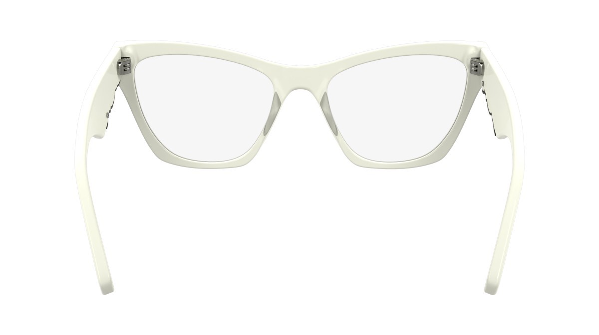 Occhiali da vista Karl Lagerfeld KL6171 (105) colore white forma cat eye lenti color 2