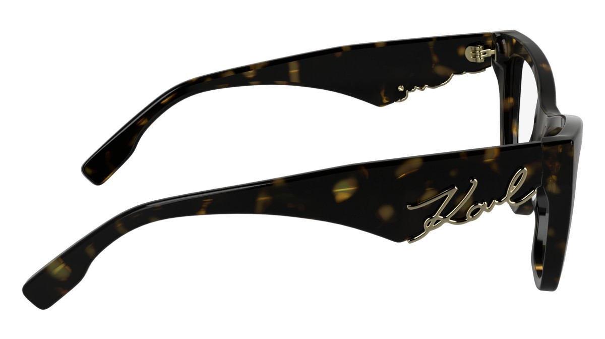 Occhiali da vista Karl Lagerfeld KL6171 (242) colore dark tortoise forma cat eye lenti color 3