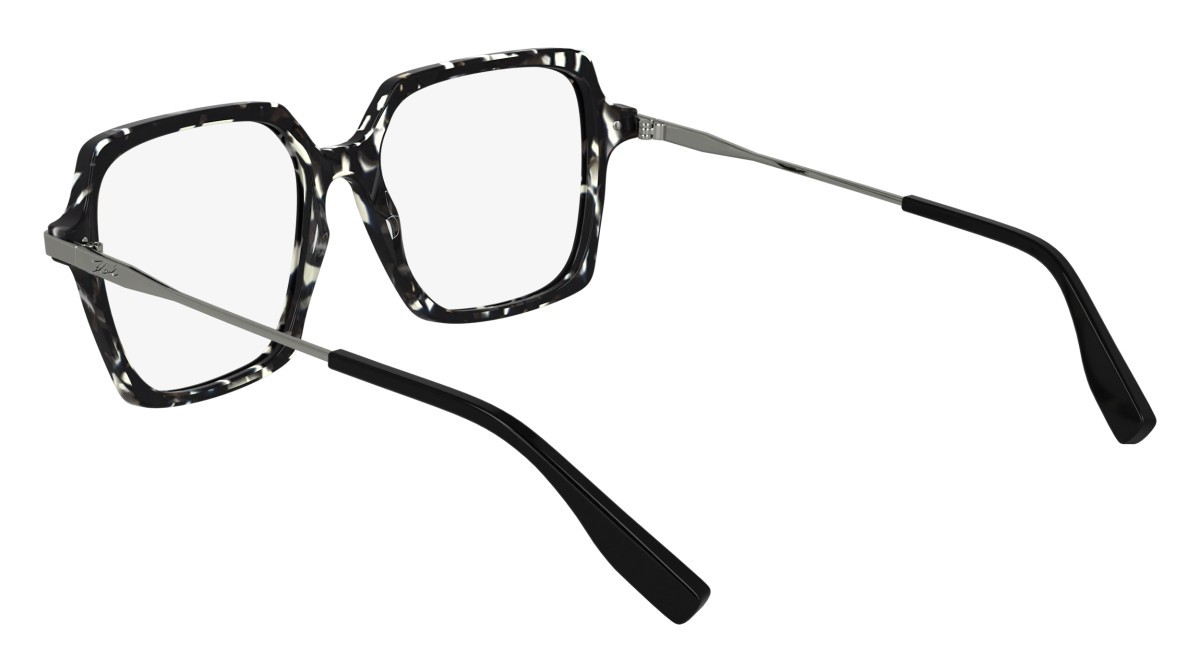 Eyeglasses Karl Lagerfeld KL6172 (016) color marble black shape square lenses color 2