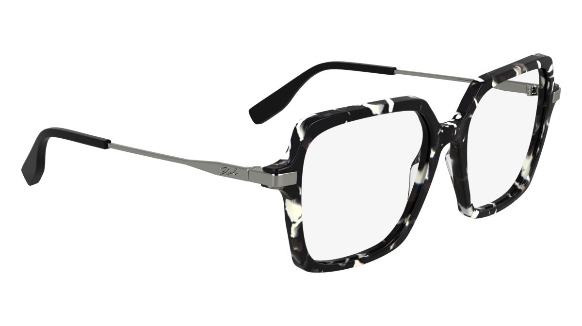 Eyeglasses Karl Lagerfeld KL6172 (016) color marble black shape square lenses color 2