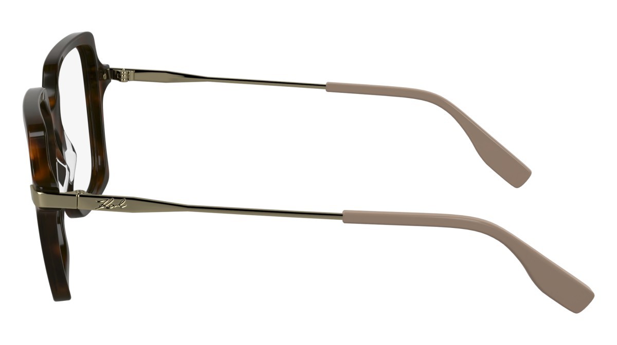 Occhiali da vista Karl Lagerfeld KL6172 (242) colore dark tortoise forma quadrato lenti color 3