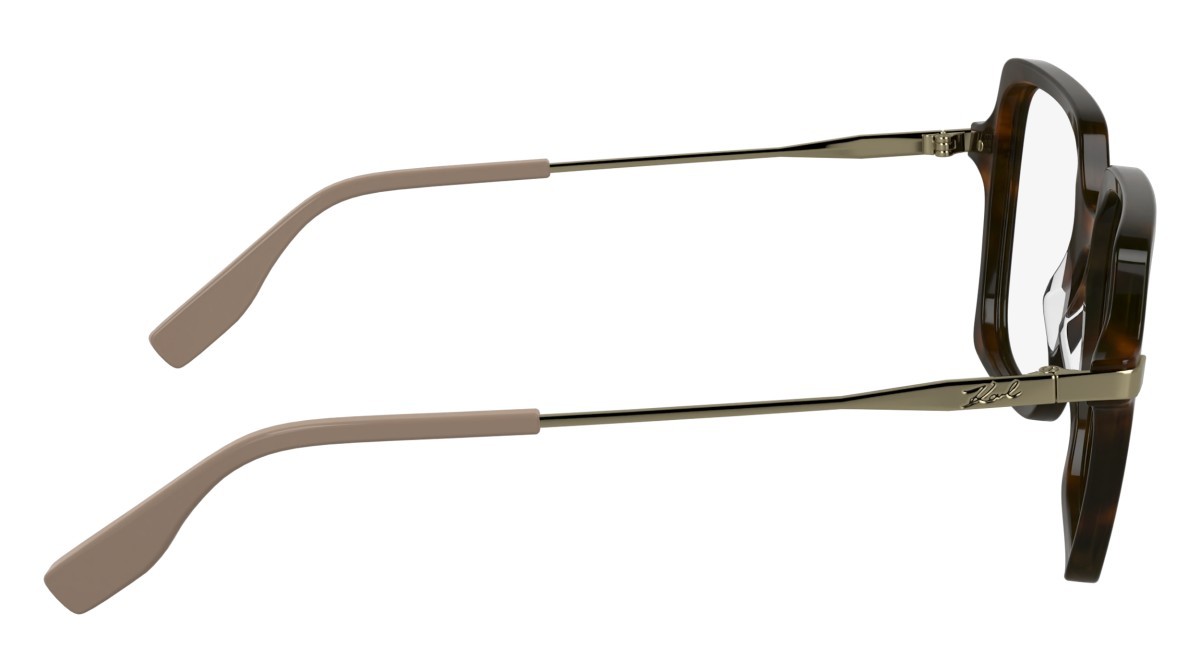 Occhiali da vista Karl Lagerfeld KL6172 (242) colore dark tortoise forma quadrato lenti color 3