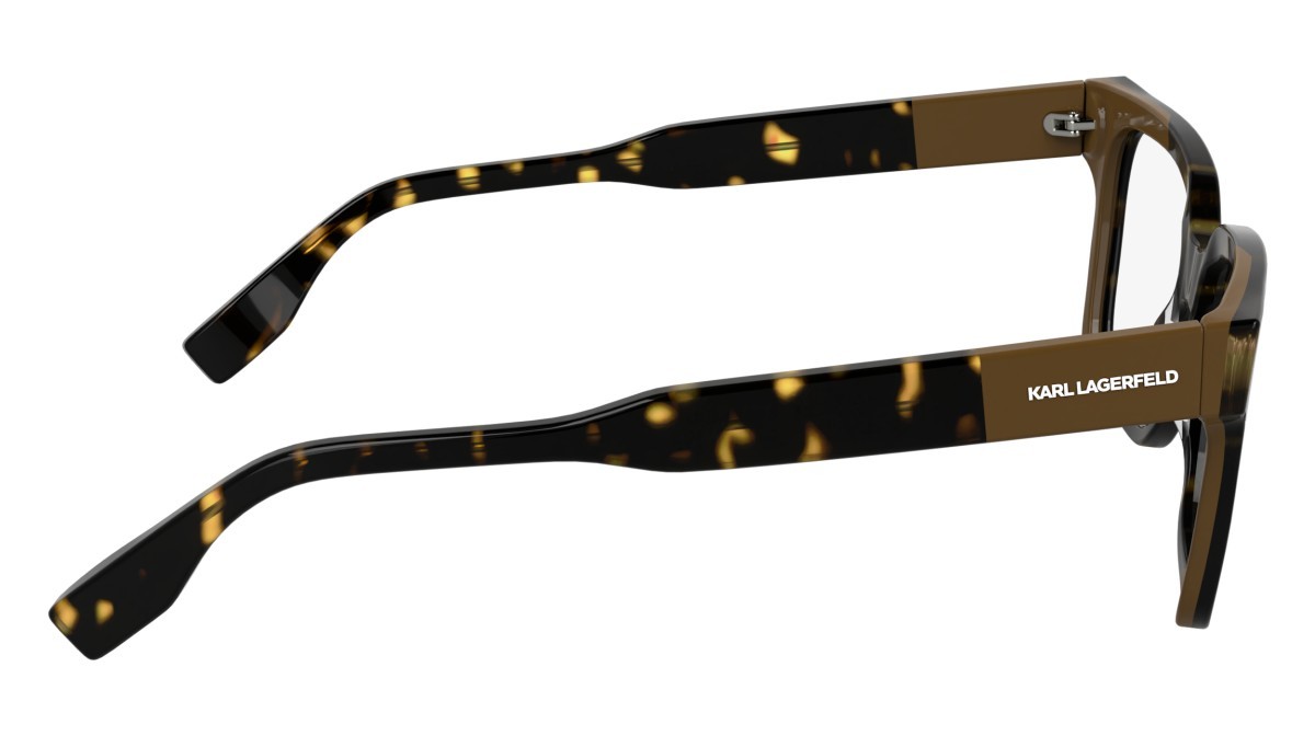 Occhiali da vista Karl Lagerfeld KL6173 (245) colore dark tortoise/beige forma rettangolare lenti color 2
