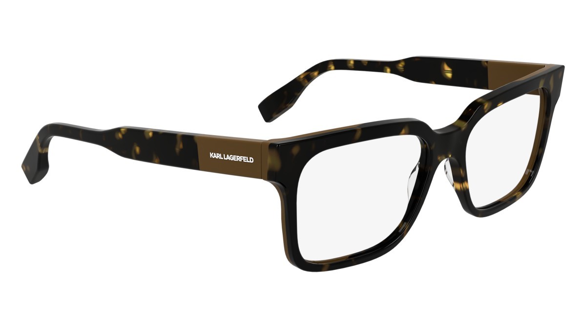 Occhiali da vista Karl Lagerfeld KL6173 (245) colore dark tortoise/beige forma rettangolare lenti color 2