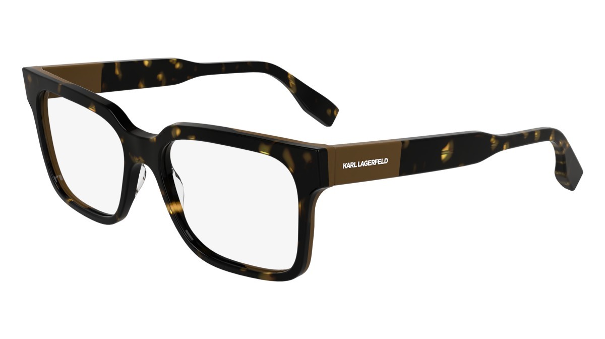 Occhiali da vista Karl Lagerfeld KL6173 (245) colore dark tortoise/beige forma rettangolare lenti color 2
