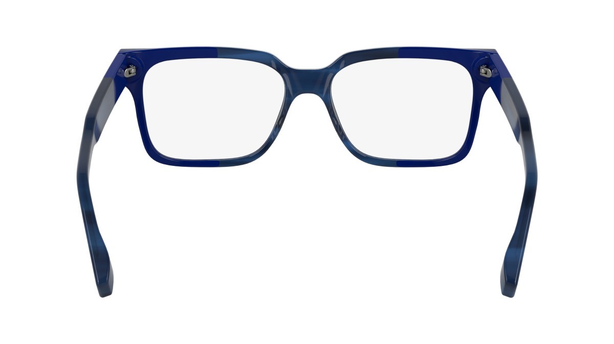 Occhiali da vista Karl Lagerfeld KL6173 (422) colore striped blue/blue forma rettangolare lenti color 4