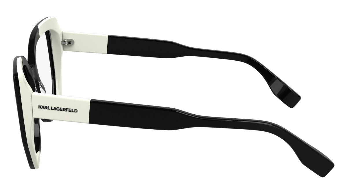 Occhiali da vista Karl Lagerfeld KL6174 (006) colore black/white forma cat eye lenti color 1