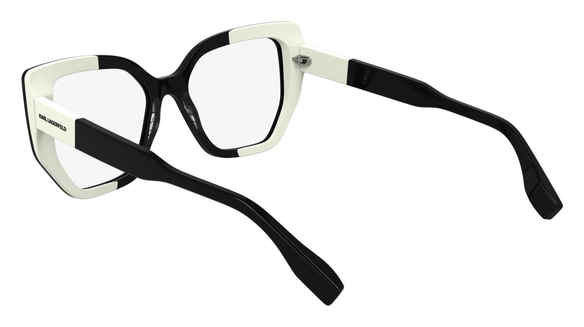 Occhiali da vista Karl Lagerfeld KL6174 (006) colore black/white forma cat eye lenti color 1