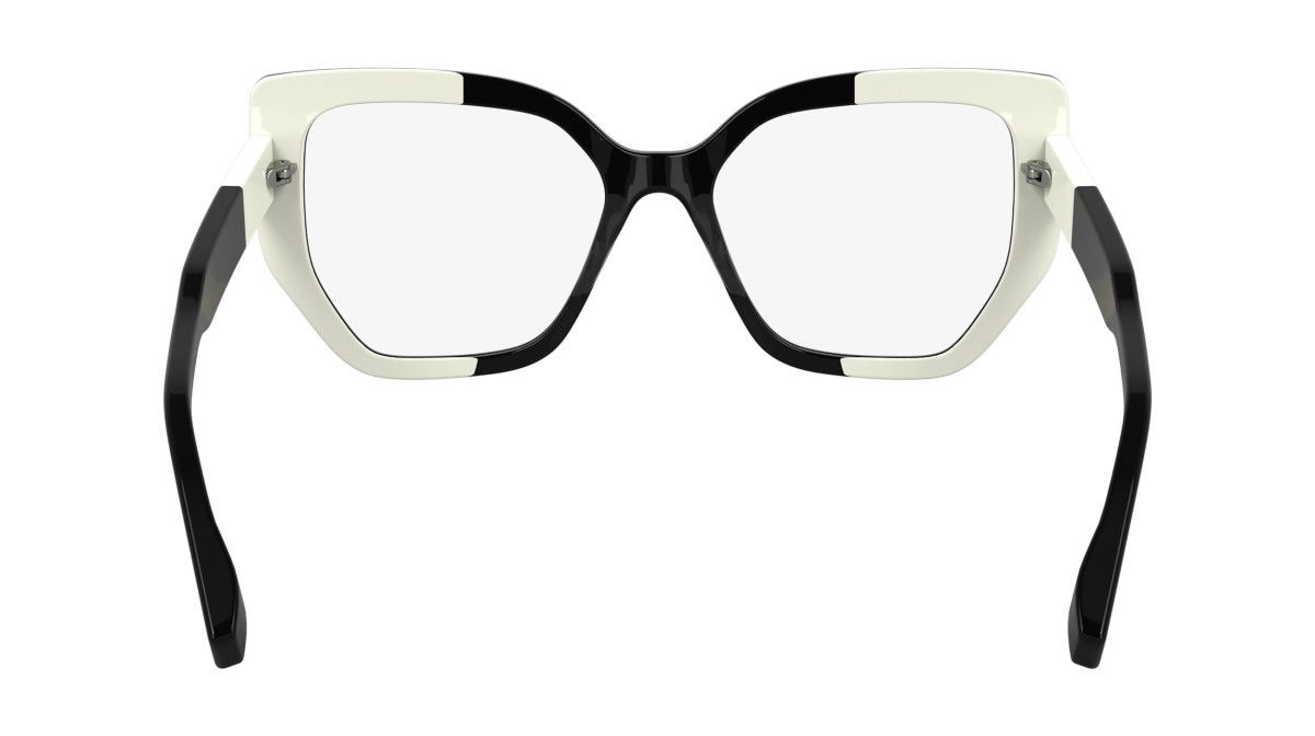 Occhiali da vista Karl Lagerfeld KL6174 (006) colore black/white forma cat eye lenti color 1