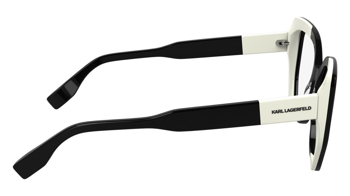 Occhiali da vista Karl Lagerfeld KL6174 (006) colore black/white forma cat eye lenti color 1