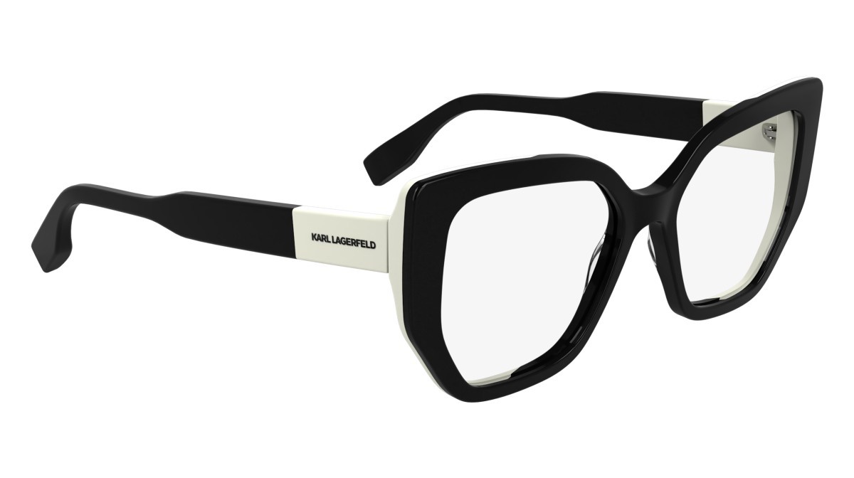 Occhiali da vista Karl Lagerfeld KL6174 (006) colore black/white forma cat eye lenti color 1